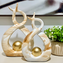 Enfeite Rack Sala Estante Aparador Mesa Decoração Casa Escritorio Recepção Clinica Cerâmica Fosco