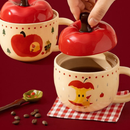 Caneca maçazinha  – Cerâmica alta temperatura 450ml