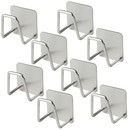 Kit com 4 Ganchos Porta Esponja de Pia em Aço Inox – Fixação Adesiva