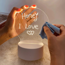 Luminária LED de Anotações – Declare, Desenhe e Encante