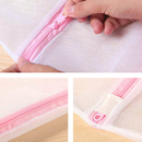 Kit com 5 Sacos De Lavar Roupas Protetor De Roupa Íntima Lingerie Tamanho Grande