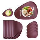 Kit Jogo Americano com Porta-Copos – Design em Couro Sintético Premium