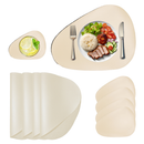 Kit Jogo Americano com Porta-Copos – Design em Couro Sintético Premium