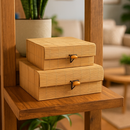 Caixas Decorativas em Bambu