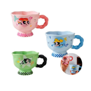 Caneca Meninas Super Poderosas criativa 3D Florzinha, Docinho e Lindinha