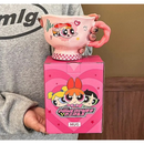 Caneca Meninas Super Poderosas criativa 3D Florzinha, Docinho e Lindinha