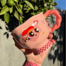 Caneca Meninas Super Poderosas criativa 3D Florzinha, Docinho e Lindinha