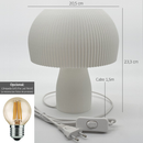 Abajur  Cogu Mesa Cabeceira Luminária 110V/220V cogumelo quarto sala escritório