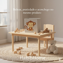 Caixa Organizadora Infantil em Feltro Premium | Leão, Macaco, Capivara ou Unicórnio | KidsDecor