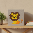 Caixa Organizadora Infantil em Feltro Premium | Leão, Macaco, Capivara ou Unicórnio | KidsDecor