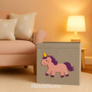 Caixa Organizadora Infantil em Feltro Premium | Leão, Macaco, Capivara ou Unicórnio | KidsDecor