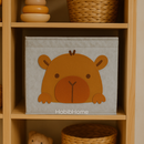 Caixa Organizadora Infantil em Feltro Premium | Leão, Macaco, Capivara ou Unicórnio | KidsDecor