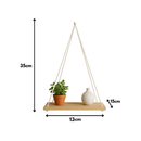 Prateleira Decorativa de Parede para Plantas e Enfeites