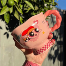 Caneca Meninas Super Poderosas criativa 3D Florzinha, Docinho e Lindinha