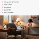 Kit 2 unidades Abajur La Finesse Cupula - Luminária Para Decoração Quarto e Sala