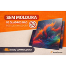 Quadro Decorativo Folhagem Clean Grande 110x80cm Decore Quarto Sala Copa Escritórios Hall de Entrada