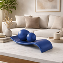 Centro De Mesa Em Cerâmica-Decoração para sala, quarto, rack, aparador, escritório, enfeite, esfera, mesa