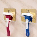 Suportes Luxo Para Lâmina de Barbear Banheiro Gilete Acrílico com Fita 3M Design Sofisticado Conjunto de 2 unidades