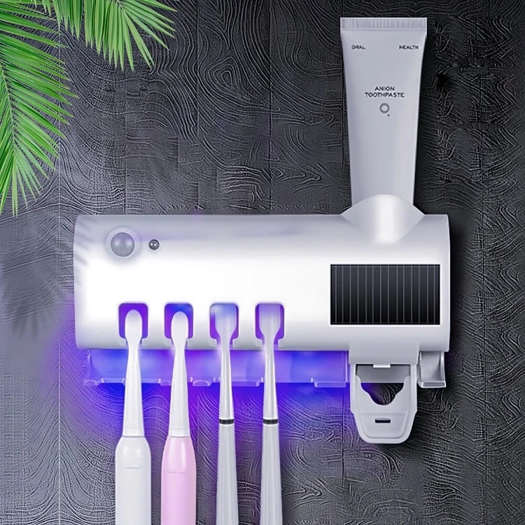 Suporte Para Escova De Dentes Esterilizador Com Luz UV Antibacteriano Automático De Creme Dental