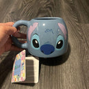Caneca Stitch 3D 450ml Disney | Porta Objeto Decorativo Criativo e Colecionável