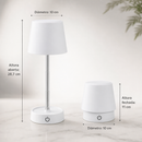 Luminária de Mesa Extensível Sem Fio – Iluminação Quente Regulável