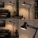 Luminária Pixar Abajur de Chão Articulada Vintage 1,90m