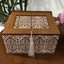 Caixa organizadora decorativa - estampada