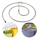Kit 2 Varal Espiral Inox Secagem Fácil Cabide Redondo Lençol