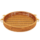 Bandeja Organizadora Multiuso Redonda Retangular Cesto para servir Café Frios Doces Petiscos Casa Cozinha