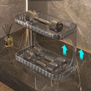 Prateleira Diamante Multiuso em Acrílico – Organizador de Maquiagem e Skincare