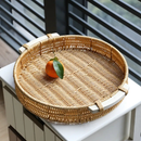 Bandeja Organizadora Multiuso Redonda Retangular Cesto para servir Café Frios Doces Petiscos Casa Cozinha