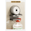 Metal Suporte Porta Papel Higienico Preto e Suporte para Celular Com Adesivo Fixo na Parede Sem Furos ES