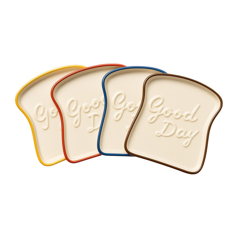 Prato em formato de Pão de Porcelana 18cm