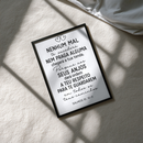 Quadro Decorativo Nenhum Mal Salmo Bíblia Cristã Proteção Versículo Fé Parede Decoração