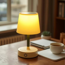 Luminária de Mesa Extensível, Iluminação Quente, Regulável e Sem Fio — Design Moderno