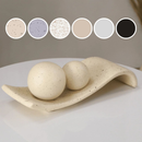 Centro De Mesa Em Cerâmica-Decoração para sala, quarto, rack, aparador, escritório, enfeite, esfera, mesa