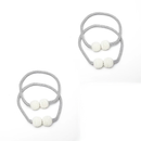 Prendedores de Cortina Magnéticos com Pérolas – Kit com 2 ou 4 Peças | LavierHome
