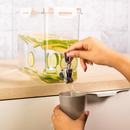 Reservatório Dispenser de Água para Geladeira 5,85 L Tampa Branca Plasútil