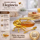 Meleira Abelha de Acrílico Dourada Com Colher 25054 - Vencedor
